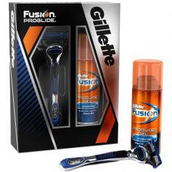 Gillette Fusion ProGlide Skustuvas su skutimosi žele