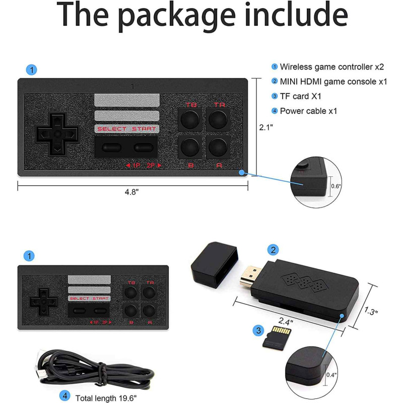 Žaidimų konsolė Mini HD game box HDMI