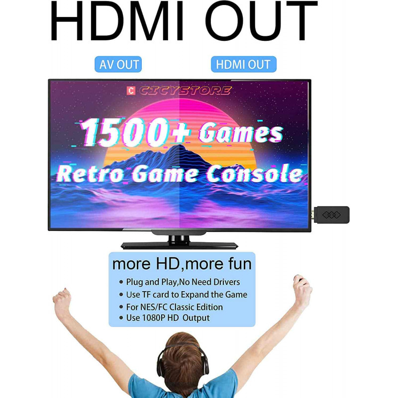 Žaidimų konsolė Mini HD game box HDMI