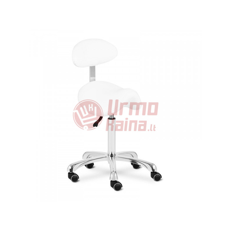 Kosmetinė kėdė 150 kg, 60-90 cm RELAXY WHITE
