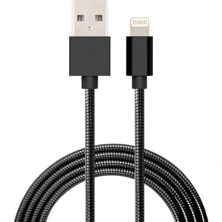 Laidas Type Lightning – USB, 1 m, METAL