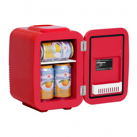 Mini šaldytuvas raudonas 4 l BCMF-4L-S