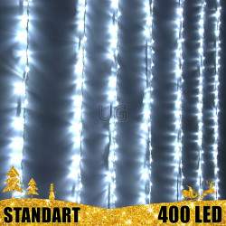 LED girlianda Užuolaida - Krioklys 400 lempučių 3 x 2  