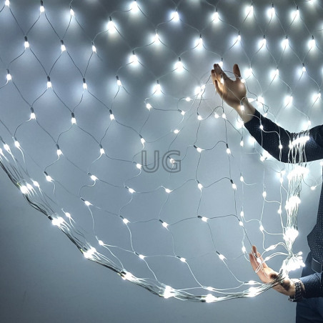 320 LED burbuliukų Girlianda Užuolaida - Tinklas 3 x 2 m. 