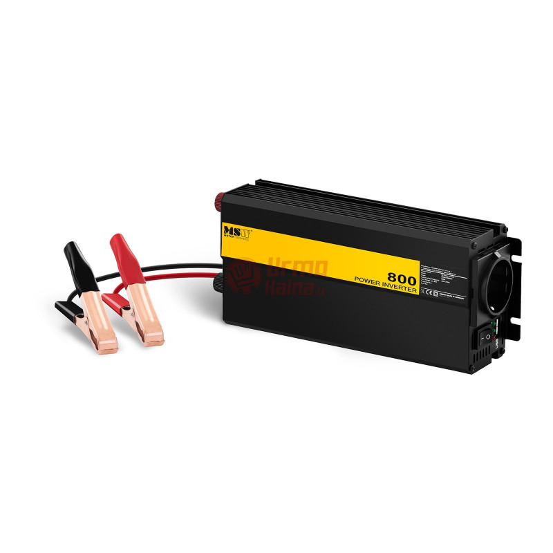 Inverteris DC 12 V į  AC 230 V 800 W MSW-CPI800MS