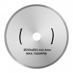 Deimantinis pjovimo diskas 200 mm MSW-TB-200/25