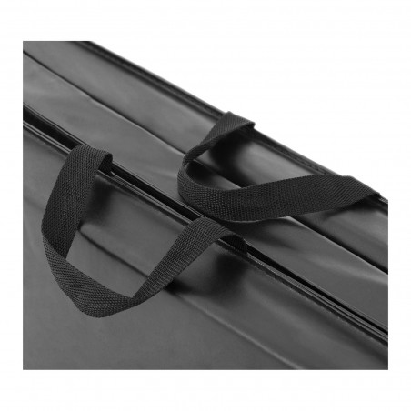 Gimnastikos čiužinys 180x60x5 cm, lankstomas, juodas GR-FM 18