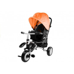 Vaikiškas triratukas su stogeliu "Lean Trike PRO400", oranžinis