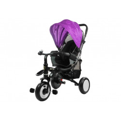 Vaikiškas triratukas su stogeliu "Lean Trike PRO400", violetinis