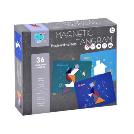 Magnetinė dėlionė „Magnetic Tangram“