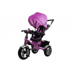 Vaikiškas triratukas su stogeliu "PRO600", violetinis