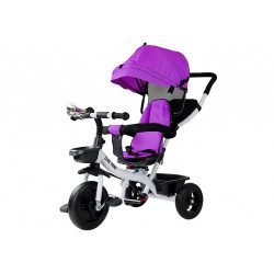 Vaikiškas triratukas su stogeliu "Lean Trike PRO300", violetinis