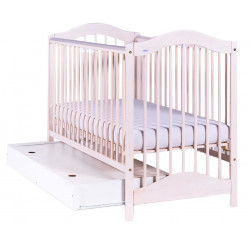 Kūdikio lovytė su stalčiumi, 124x66x106 cm