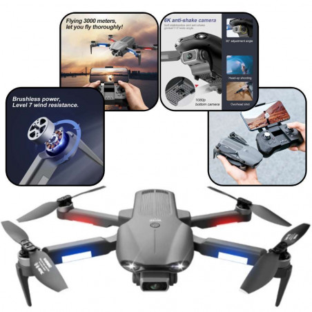 Dronas F9 su kamera ir GPS