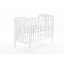 Kūdikio lovytė, 124x65x100 cm, balta