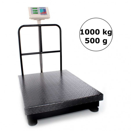 Platforminės svarstyklės E1000T (1000 kg, 80x60)