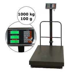Platforminės svarstyklės 1000T (1000 kg, 80x60) 0105810