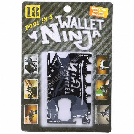 Wallet Ninja | Kišeninis įrankių rinkinys