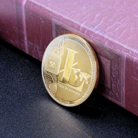 Suvenyrinė LITECOIN kriptovaliutos moneta