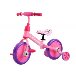 Vaikiškas dviratukas "3 in 1" HRSP0620 Rožinis