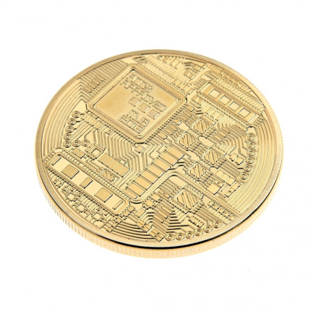 Suvenyrinė BITCOIN kriptovaliutos moneta
