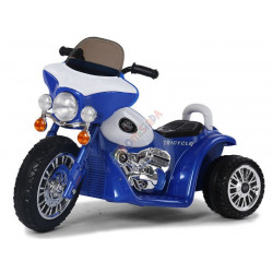 Vaikiškas triratis motociklas "Harley Davidson", mėlynas