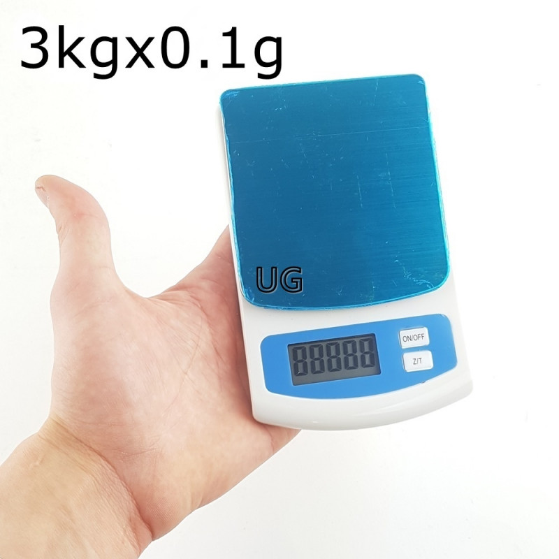 Graminės juvelyrinės svarstyklės 3kg-0.1g 3101