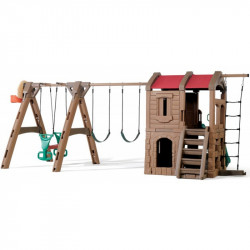 Vaikų žaidimų aikštelė su sūpynėmis - Step2 Great Playground, 221x549x300