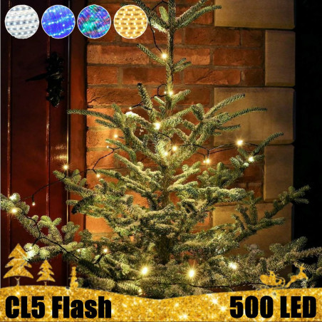 500 LED lempučių girlianda STANDART PLIUS FLASH CL5