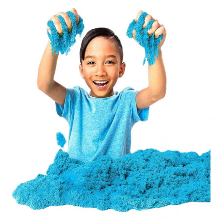 Mėlynos spalvotas kinetinis smėlis "Elza" 350 g
