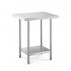 Nerūdijančio plieno darbo stalas - 76x61 cm - 400 kg