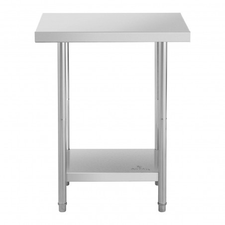 Nerūdijančio plieno darbo stalas - 76x61 cm - 400 kg