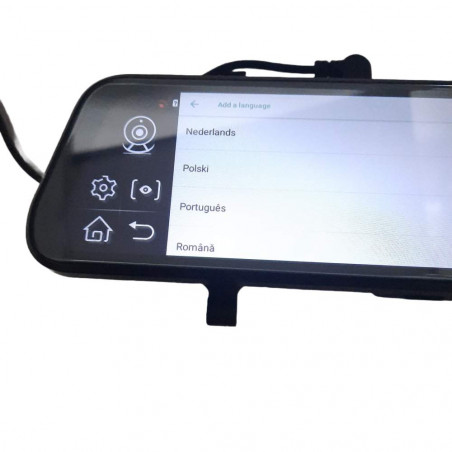 Vaizdo registratorius M90K Android su galinio vaizdo kamera