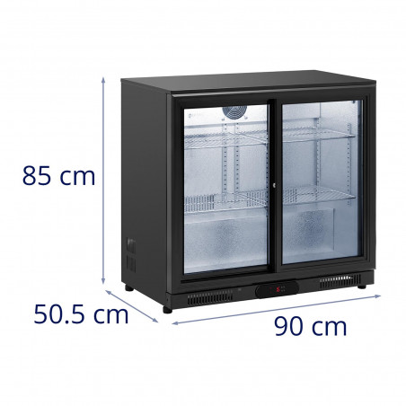 Gėrimų šaldytuvas - 208 L - milteliniu būdu dengtas plienas