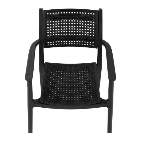 Kėdės - 4 vnt - iki 150 kg - juodos spalvos