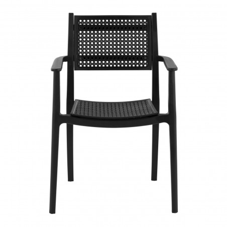 Kėdės - 4 vnt - iki 150 kg - juodos spalvos
