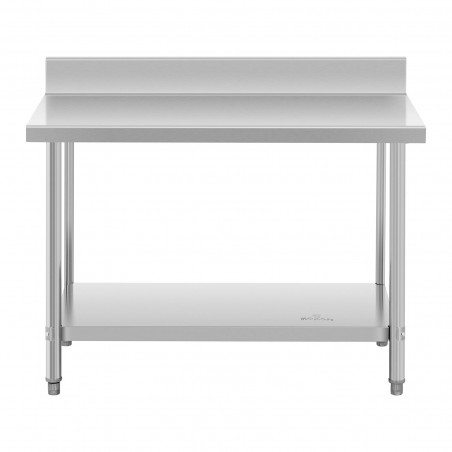 Nerūdijančio plieno darbo stalas - 120x70 cm - 196 kg