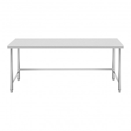 Nerūdijančio plieno stalas - 200x90 cm - 100 kg
