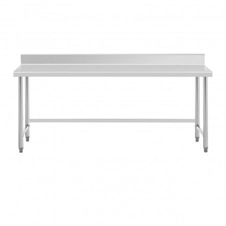 Nerūdijančio plieno stalas - 200x60 cm - 95 kg