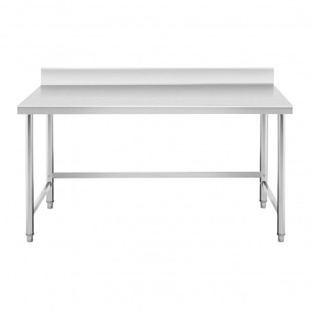 Nerūdijančio plieno darbo stalas - 150x90 cm - 95 kg
