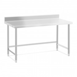 Nerūdijančio plieno stalas - 150 x 70 cm - 93 kg