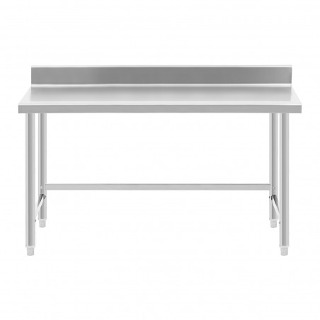 Nerūdijančio plieno stalas - 150x60 cm - 90 kg