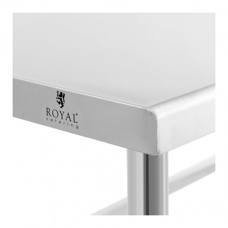 Nerūdijančio plieno stalas - 120 x 90 cm - 95 kg keliamoji galia - Royal Catering