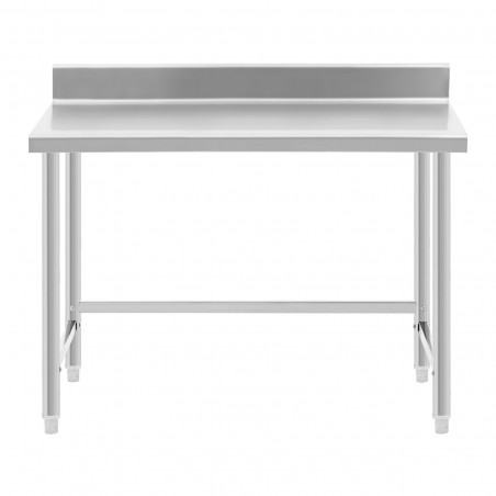 Nerūdijančio plieno darbo stalas – 120x70 cm – 93 kg