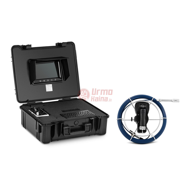 Endoskopinė kamera - 30 m - 12 LED - 9" spalvotas TFT ekranas