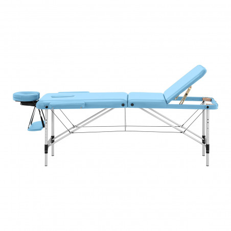 Sulankstomas masažo stalas - 185x60x60-81 cm - 180 kg - Turkis