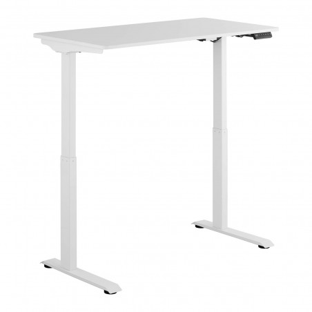 Reguliuojamo aukščio rašomasis stalas su stalviršiu - 90 W - 730-1233 mm - baltas