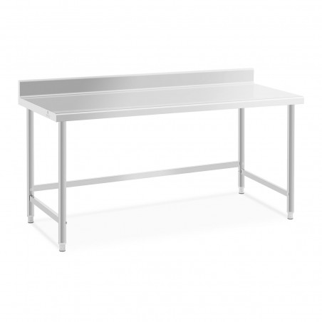 Nerūdijančio plieno darbo stalas – 180x70 cm – 96 kg