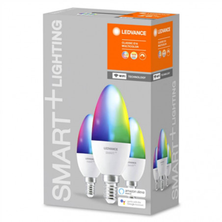 Ledvance SMART+ WiFi Classic Candle RGBW Multicolour 40