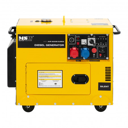 Dyzelinis generatorius – 6000 W – 16 L – 240/400 V
